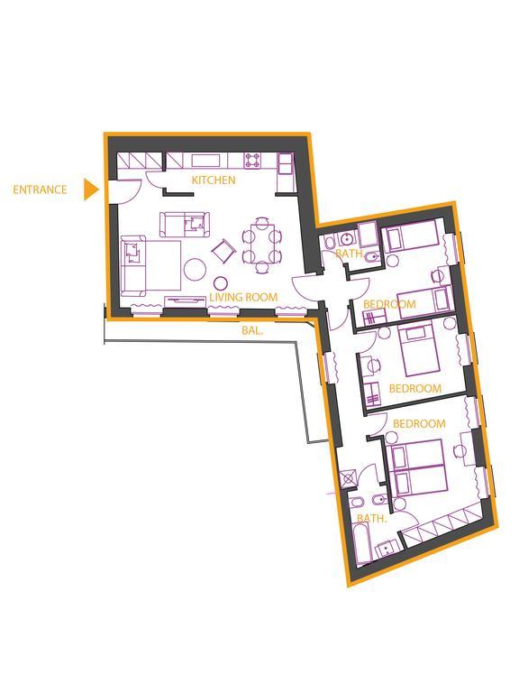 Appartamento Brera's Gem 3 Milano
